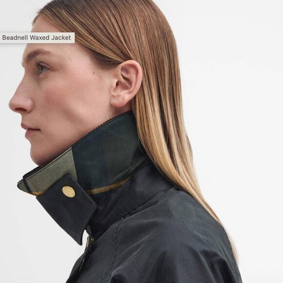 NWT Barbour Beadnell Waxed Cropped Jacket - Picture 4 of 6